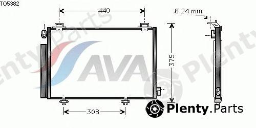  AVA QUALITY COOLING part TO5382 Condenser, air conditioning