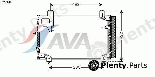  AVA QUALITY COOLING part TO5394 Condenser, air conditioning