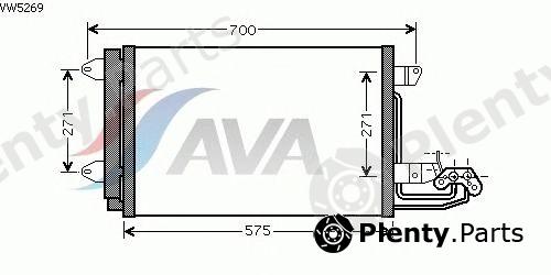  AVA QUALITY COOLING part VW5269 Condenser, air conditioning