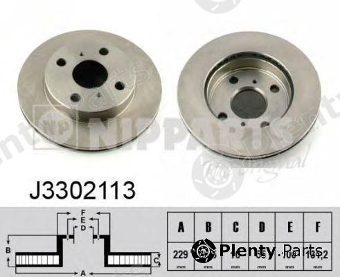  NIPPARTS part J3302113 Brake Disc