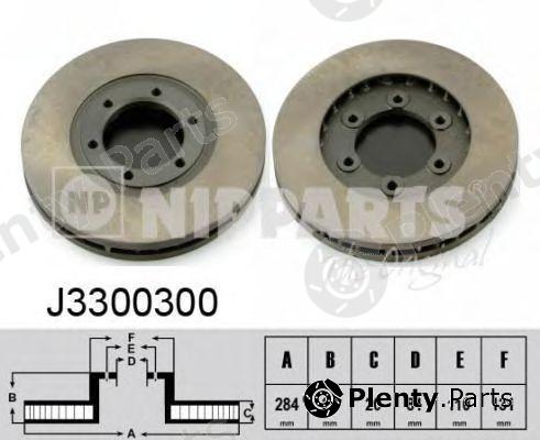  NIPPARTS part J3300300 Brake Disc