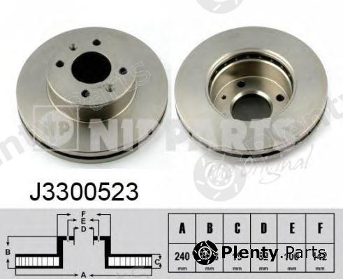  NIPPARTS part J3300523 Brake Disc