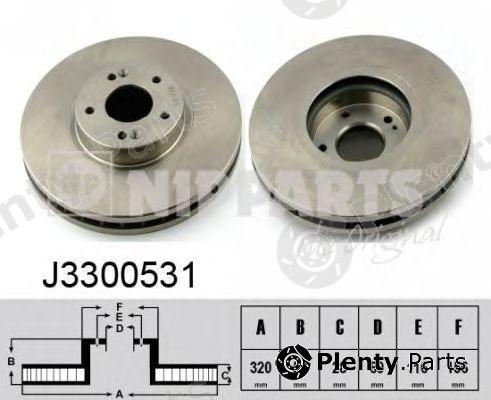  NIPPARTS part J3300531 Brake Disc