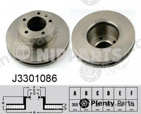  NIPPARTS part J3301086 Brake Disc