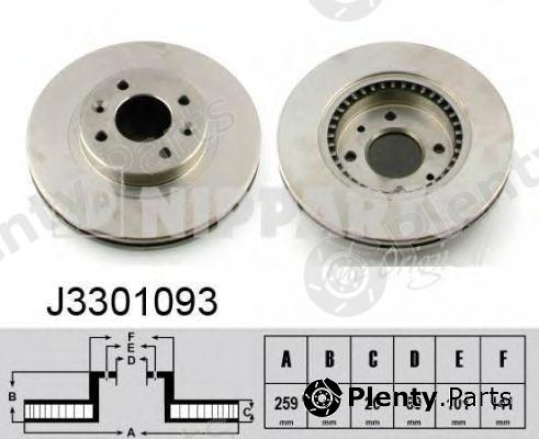  NIPPARTS part J3301093 Brake Disc