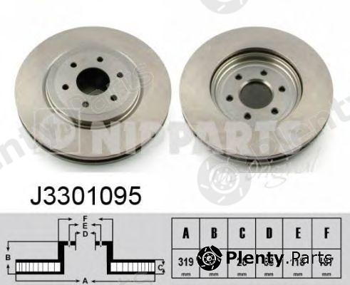  NIPPARTS part J3301095 Brake Disc