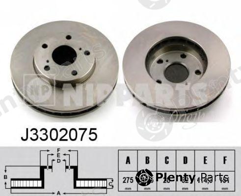  NIPPARTS part J3302075 Brake Disc