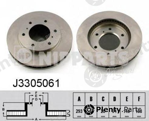  NIPPARTS part J3305061 Brake Disc
