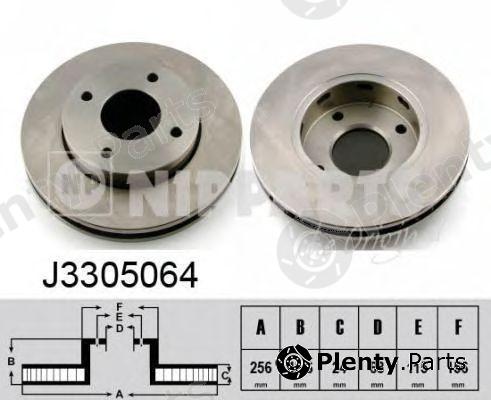  NIPPARTS part J3305064 Brake Disc