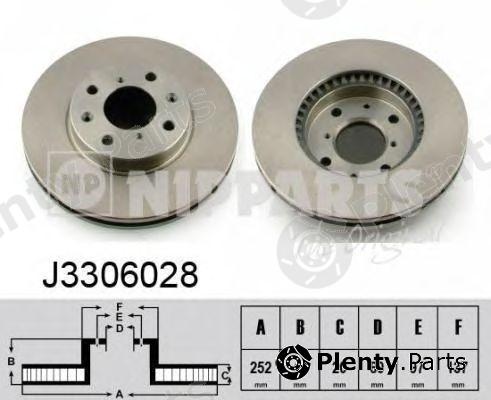  NIPPARTS part J3306028 Brake Disc