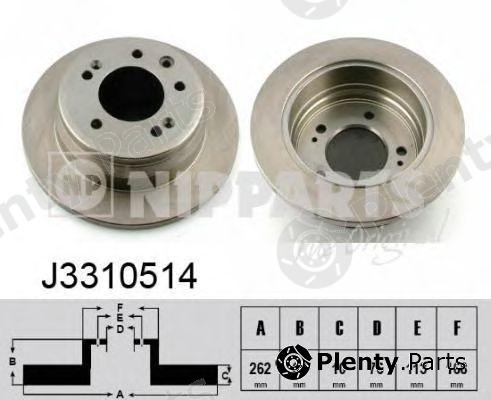  NIPPARTS part J3310514 Brake Disc