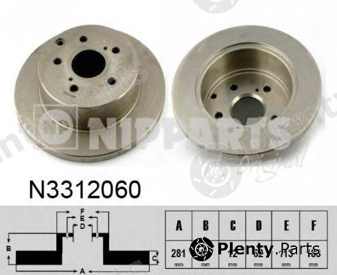  NIPPARTS part N3312060 Brake Disc