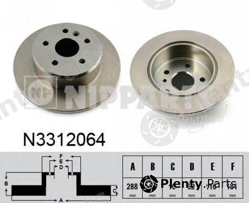  NIPPARTS part N3312064 Brake Disc