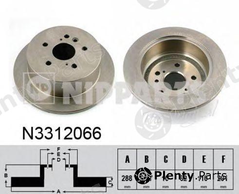  NIPPARTS part N3312066 Brake Disc