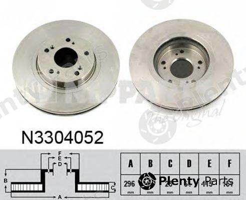  NIPPARTS part N3304052 Brake Disc