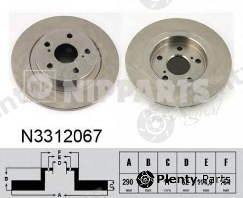  NIPPARTS part N3312067 Brake Disc