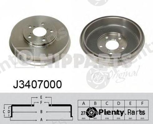  NIPPARTS part J3407000 Brake Drum