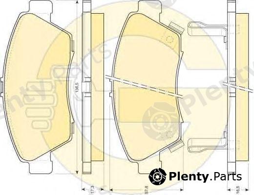  GIRLING part 6111839 Brake Pad Set, disc brake