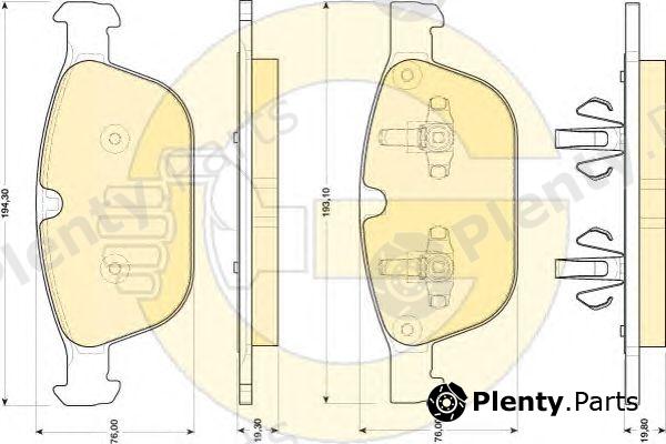  GIRLING part 6118212 Brake Pad Set, disc brake