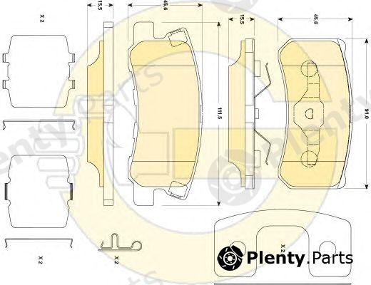  GIRLING part 6146009 Brake Pad Set, disc brake
