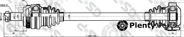  GSP part 205022 Drive Shaft