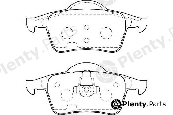  WAGNER part WBP23075A Brake Pad Set, disc brake