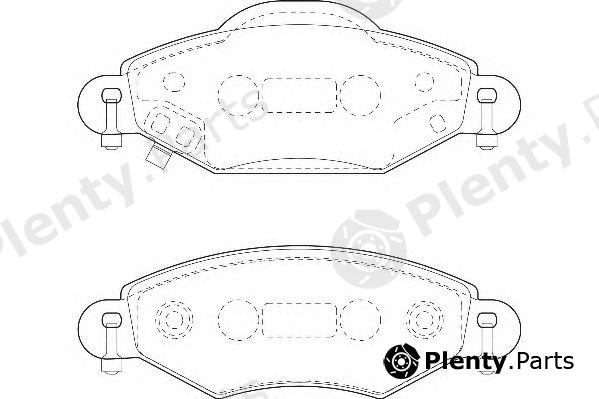  WAGNER part WBP23340A Brake Pad Set, disc brake