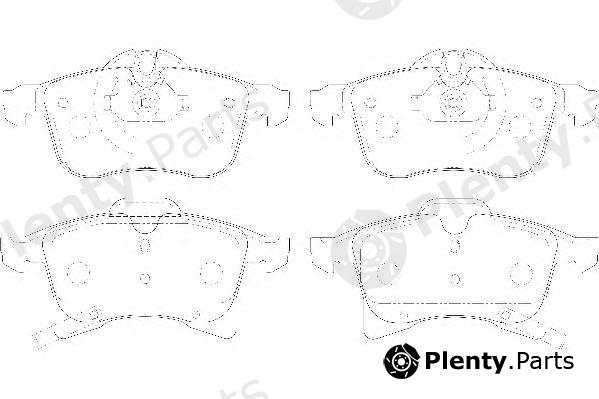  WAGNER part WBP23832A Brake Pad Set, disc brake