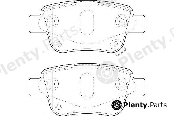  WAGNER part WBP23620A Brake Pad Set, disc brake