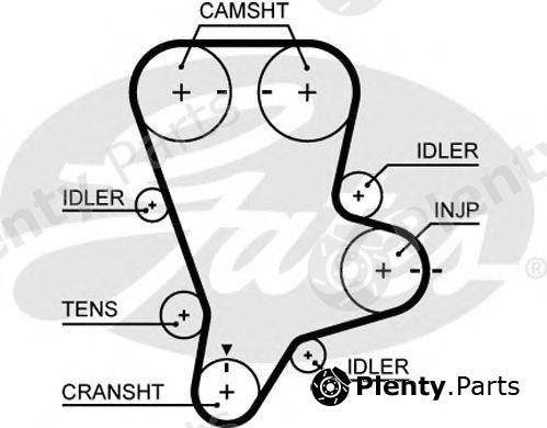  GATES part 5644XS Timing Belt