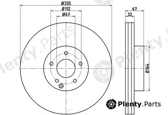  TEXTAR part 92171903 Brake Disc