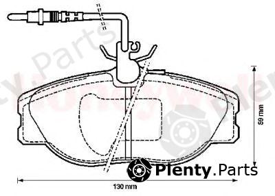  BENDIX part 571838B Brake Pad Set, disc brake