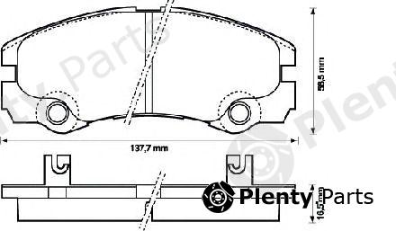  BENDIX part 573066B Brake Pad Set, disc brake