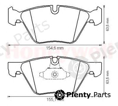  BENDIX part 573151B Brake Pad Set, disc brake