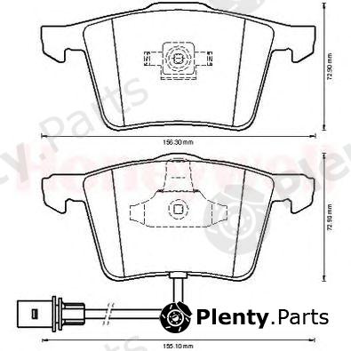  BENDIX part 573198B Brake Pad Set, disc brake