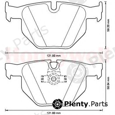  BENDIX part 573224B Brake Pad Set, disc brake