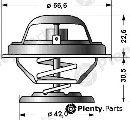  QUINTON HAZELL part QTH295K Thermostat, coolant
