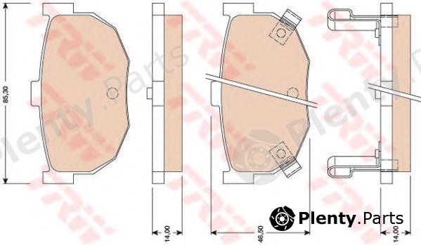  TRW part GDB3051 Brake Pad Set, disc brake