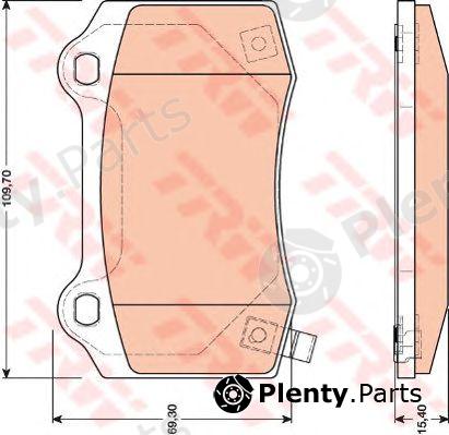  TRW part GDB4171 Brake Pad Set, disc brake