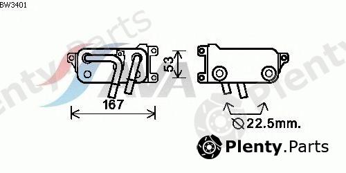  AVA QUALITY COOLING part BW3401 Oil Cooler, automatic transmission