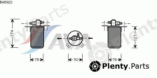  AVA QUALITY COOLING part BWD021 Dryer, air conditioning