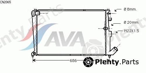  AVA QUALITY COOLING part CN2065 Radiator, engine cooling