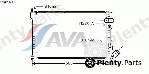  AVA QUALITY COOLING part CNA2071 Radiator, engine cooling