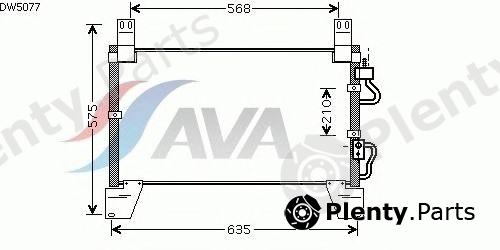  AVA QUALITY COOLING part DW5077 Condenser, air conditioning