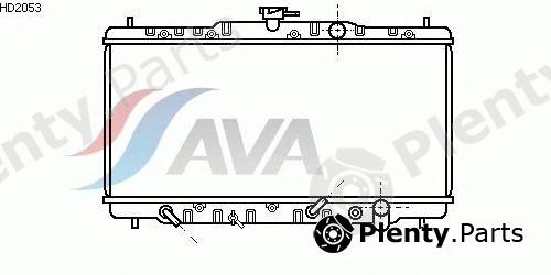  AVA QUALITY COOLING part HD2053 Radiator, engine cooling