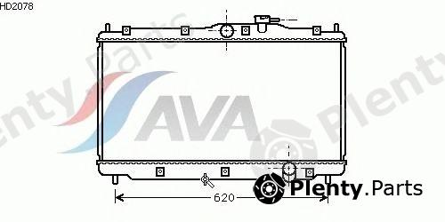  AVA QUALITY COOLING part HD2078 Radiator, engine cooling
