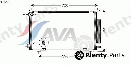  AVA QUALITY COOLING part HD5201 Condenser, air conditioning