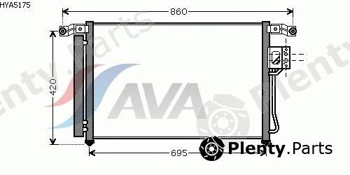  AVA QUALITY COOLING part HYA5175 Condenser, air conditioning