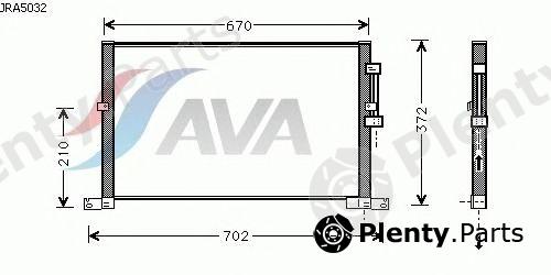  AVA QUALITY COOLING part JRA5032 Condenser, air conditioning