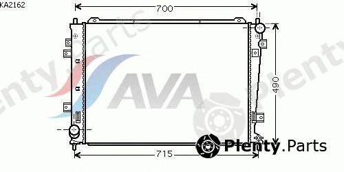  AVA QUALITY COOLING part KA2162 Radiator, engine cooling